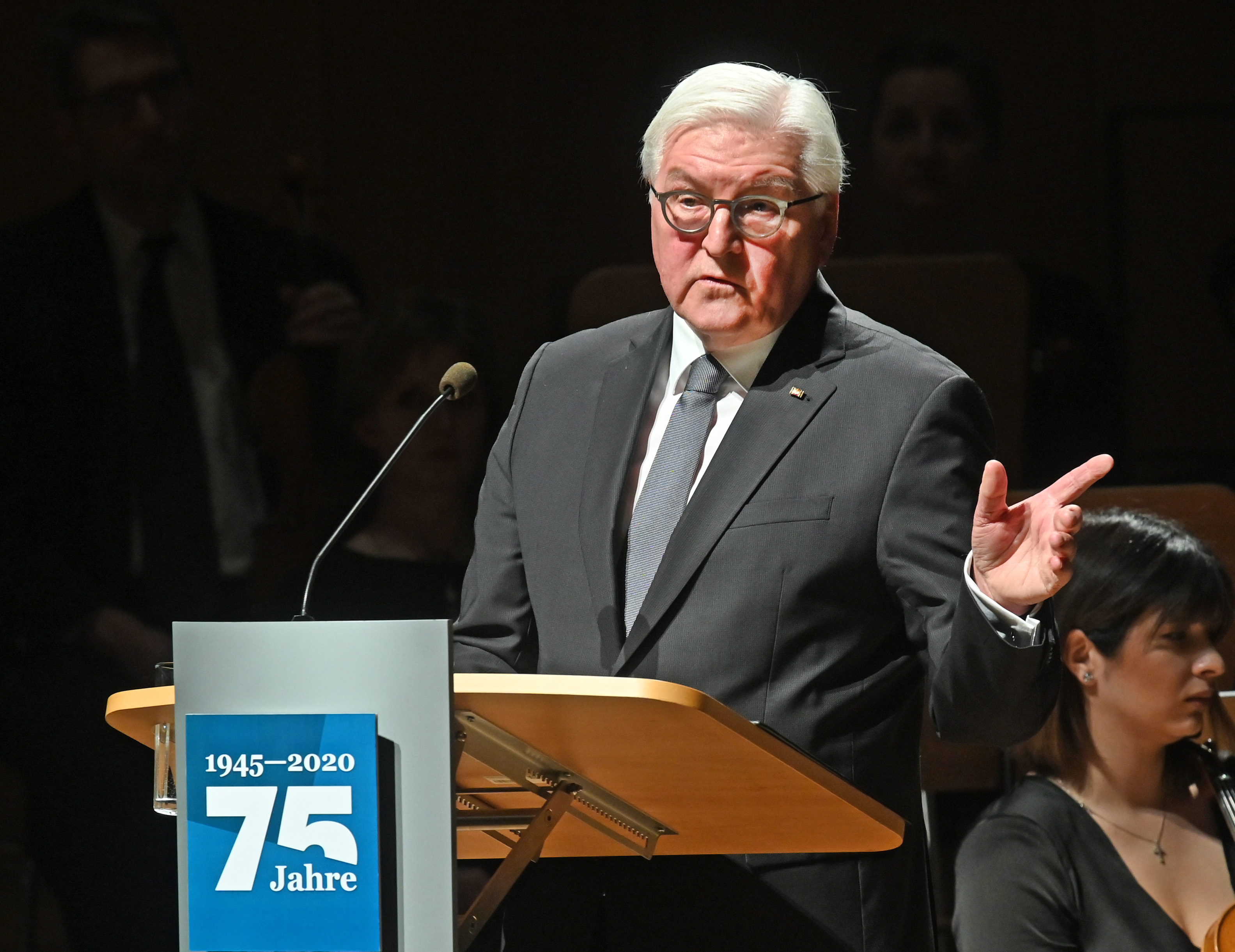 Bundespräsident Frank-Walter Steinmeier am Rednerpult
